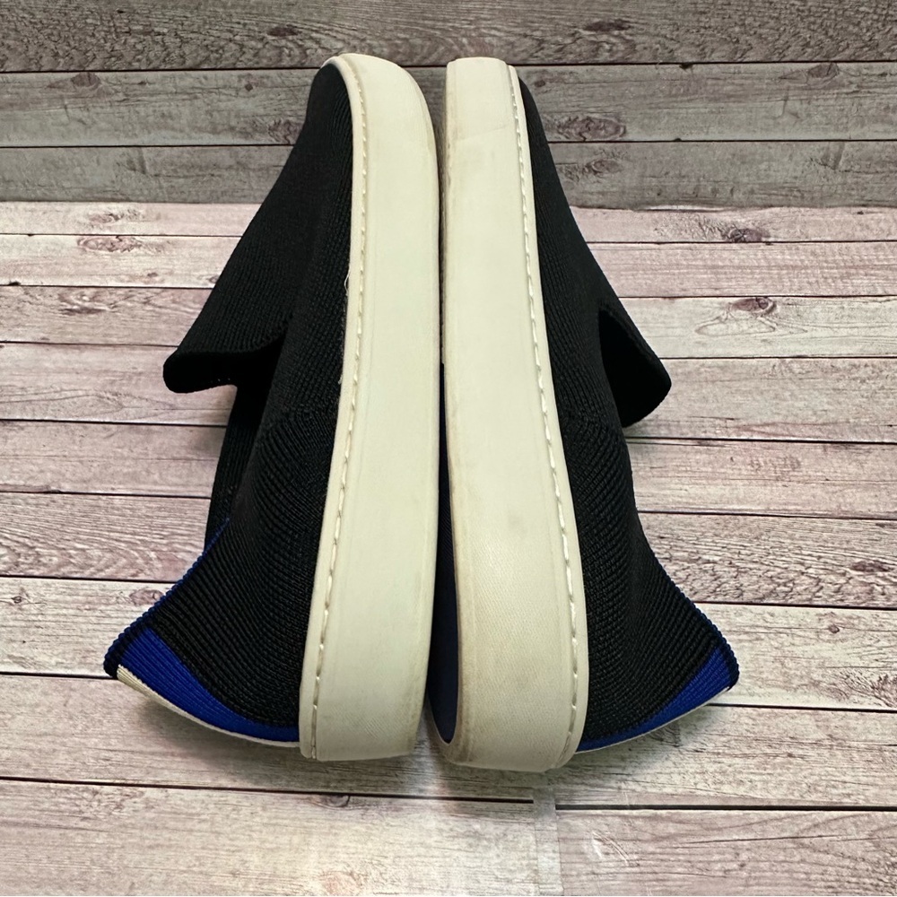 Rothy's Women’s Black and Blue Slip-On Loafers size 7.5 - Picture 7 of 10